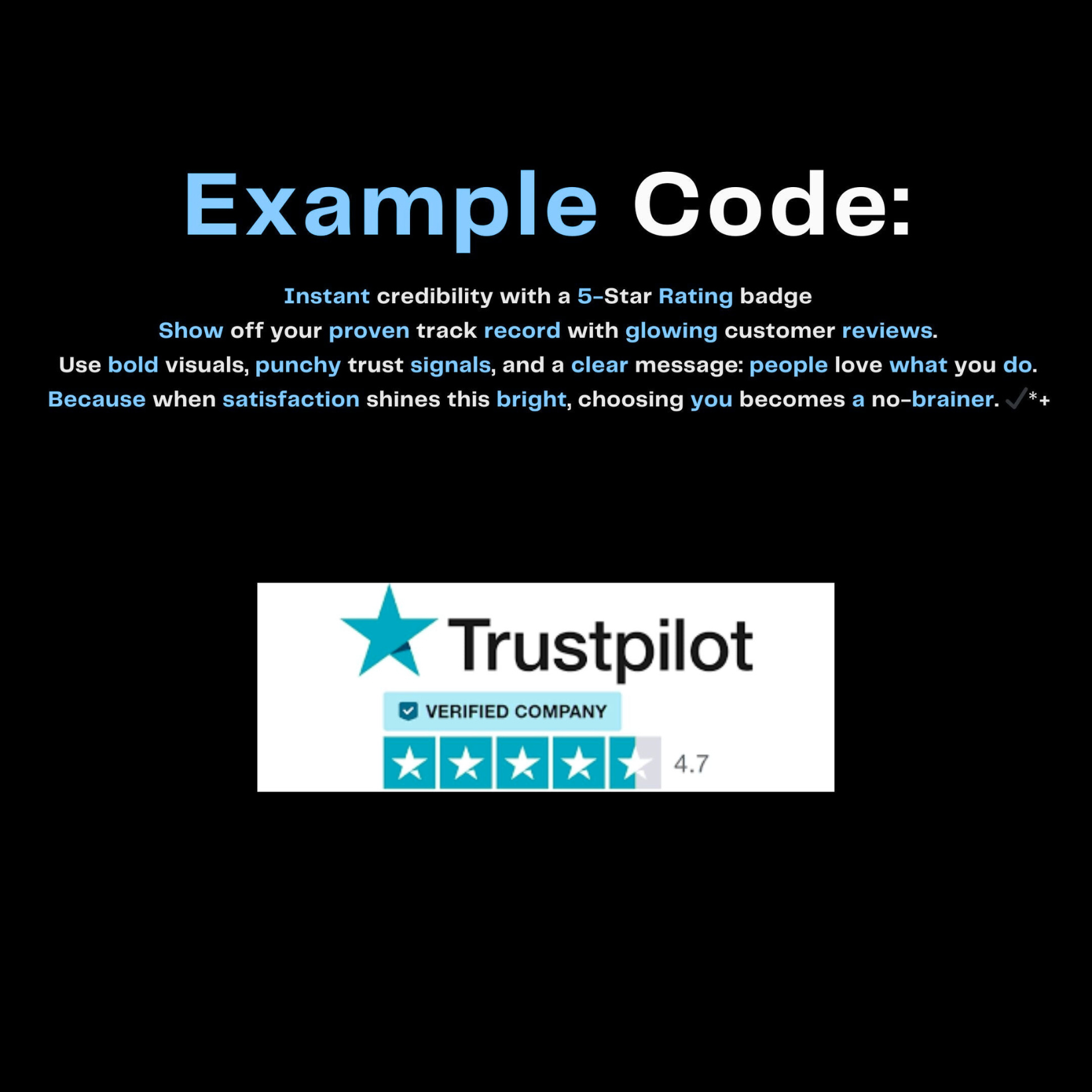 Trustpilot Codes